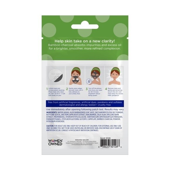 Miss Spa Charcoal Facial Sheet Mask - Picture 2 of 2